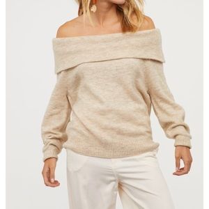 H&M off shoulder sweater